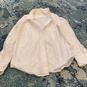 Crewcuts white button down shirt size 10